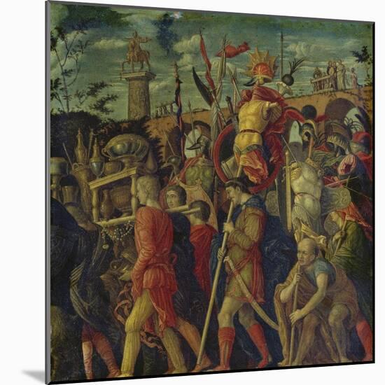 Triumphzug Caesars. (Kopie Nach Gioc.Dondi). Bild Vi-Andrea Mantegna-Mounted Giclee Print