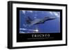 Triunfo. Cita Inspiradora Y Póster Motivacional-null-Framed Photographic Print