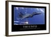 Triunfo. Cita Inspiradora Y Póster Motivacional-null-Framed Photographic Print