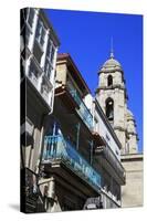 Triunfo Street in the Historic Centre, Vigo, Galicia, Spain, Europe-Richard Cummins-Stretched Canvas