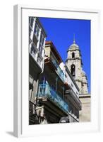 Triunfo Street in the Historic Centre, Vigo, Galicia, Spain, Europe-Richard Cummins-Framed Photographic Print