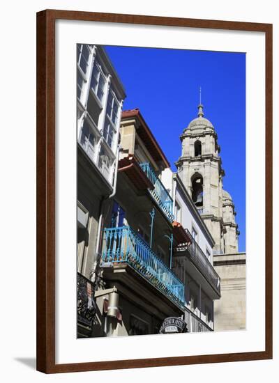 Triunfo Street in the Historic Centre, Vigo, Galicia, Spain, Europe-Richard Cummins-Framed Photographic Print