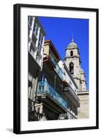 Triunfo Street in the Historic Centre, Vigo, Galicia, Spain, Europe-Richard Cummins-Framed Photographic Print