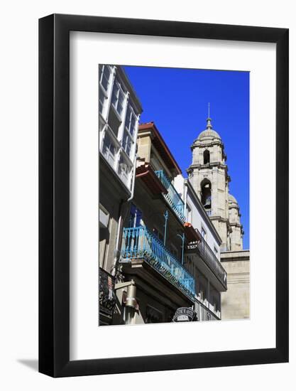 Triunfo Street in the Historic Centre, Vigo, Galicia, Spain, Europe-Richard Cummins-Framed Photographic Print