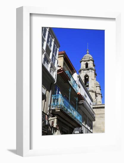 Triunfo Street in the Historic Centre, Vigo, Galicia, Spain, Europe-Richard Cummins-Framed Photographic Print