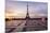 Trocadero and Eiffel Tower at Sunrise, Paris, Ile De France, France, Europe-Markus Lange-Mounted Photographic Print