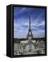 Trocadero and the Eiffel Tower, Paris, France-Hans Peter Merten-Framed Stretched Canvas