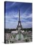 Trocadero and the Eiffel Tower, Paris, France-Hans Peter Merten-Stretched Canvas