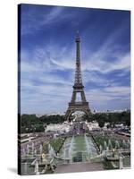 Trocadero and the Eiffel Tower, Paris, France-Hans Peter Merten-Stretched Canvas