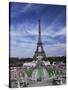 Trocadero and the Eiffel Tower, Paris, France-Hans Peter Merten-Stretched Canvas