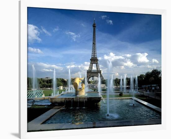Trocadero Eiffel Tower, Paris-null-Framed Art Print