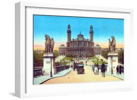 Trocadero, from 'Souvenirs De Paris - Monuments Vues En Couleurs'-null-Framed Giclee Print