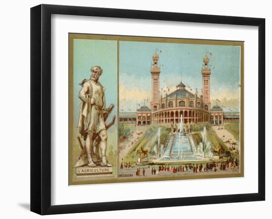 Trocadero Palace, Paris-null-Framed Giclee Print