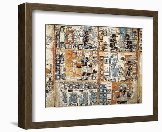 Trocortesian or Madrid Codex-null-Framed Art Print