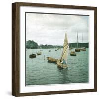 Troensee (Denmark), the Port-Leon, Levy et Fils-Framed Photographic Print