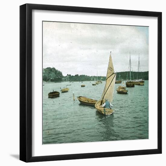 Troensee (Denmark), the Port-Leon, Levy et Fils-Framed Photographic Print