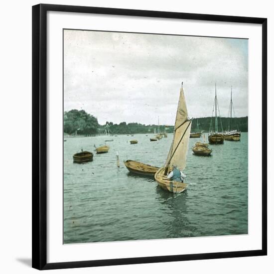 Troensee (Denmark), the Port-Leon, Levy et Fils-Framed Photographic Print