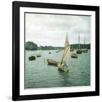 Troensee (Denmark), the Port-Leon, Levy et Fils-Framed Photographic Print