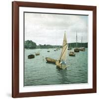 Troensee (Denmark), the Port-Leon, Levy et Fils-Framed Photographic Print