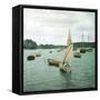 Troensee (Denmark), the Port-Leon, Levy et Fils-Framed Stretched Canvas