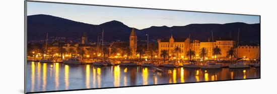 Trogir's Historic Stari Grad (Old Town) Defensive Walls and Harbour, Trogir, Dalmatia, Croatia-Doug Pearson-Mounted Photographic Print