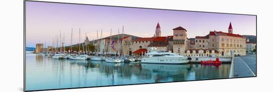 Trogir's Historic Stari Grad (Old Town) Defensive Walls and Harbour, Trogir, Dalmatia, Croatia-Doug Pearson-Mounted Photographic Print