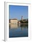 Trogir, View of the Cathedral across the Water-John Miller-Framed Photographic Print