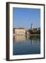 Trogir, View of the Cathedral across the Water-John Miller-Framed Photographic Print