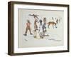 Troglodytic Conchologists, from 'The Leaguer of Ladysmith', 1900-Captain Clive Dixon-Framed Giclee Print