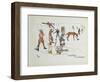 Troglodytic Conchologists, from 'The Leaguer of Ladysmith', 1900-Captain Clive Dixon-Framed Giclee Print