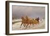 Troika in the Snow-Otto Eerelman-Framed Giclee Print