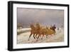 Troika in the Snow-Otto Eerelman-Framed Giclee Print