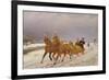 Troika in the Snow-Otto Eerelman-Framed Giclee Print