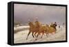 Troika in the Snow-Otto Eerelman-Framed Stretched Canvas