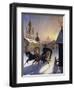 Troika on Stpetersburg Street-Carl Von Hampeln-Framed Giclee Print