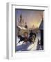 Troika on Stpetersburg Street-Carl Von Hampeln-Framed Giclee Print