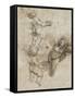 Trois angelots-Federico Barocci-Framed Stretched Canvas