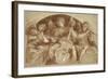 Trois anges musiciens dans une lunette-Baldassare Franceschini-Framed Giclee Print