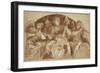 Trois anges musiciens dans une lunette-Baldassare Franceschini-Framed Giclee Print