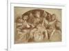 Trois anges musiciens dans une lunette-Baldassare Franceschini-Framed Giclee Print