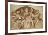 Trois anges musiciens dans une lunette-Baldassare Franceschini-Framed Giclee Print