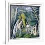 Trois Baigneuses (Three Bather)-Paul Cézanne-Framed Giclee Print