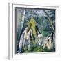 Trois Baigneuses (Three Bather)-Paul Cézanne-Framed Giclee Print