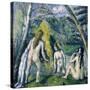 Trois Baigneuses (Three Bather)-Paul Cézanne-Stretched Canvas