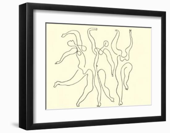 Trois Danseuses, c.1924-Pablo Picasso-Framed Serigraph