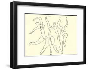 Trois Danseuses, c.1924-Pablo Picasso-Framed Serigraph