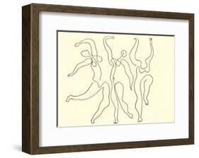 Trois Danseuses, c.1924-Pablo Picasso-Framed Serigraph