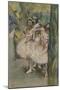 Trois danseuses en jupes saumon-Edgar Degas-Mounted Giclee Print