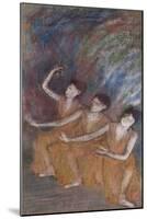 Trois Danseuses-Edgar Degas-Mounted Giclee Print