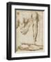 Trois études de bras: un plié, un pendant et un tendu-Bartolomeo Passarotti-Framed Giclee Print